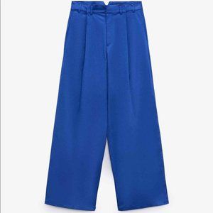 COBALT ZARA WIDE LEG TROUSER *BEAUTIFUL*